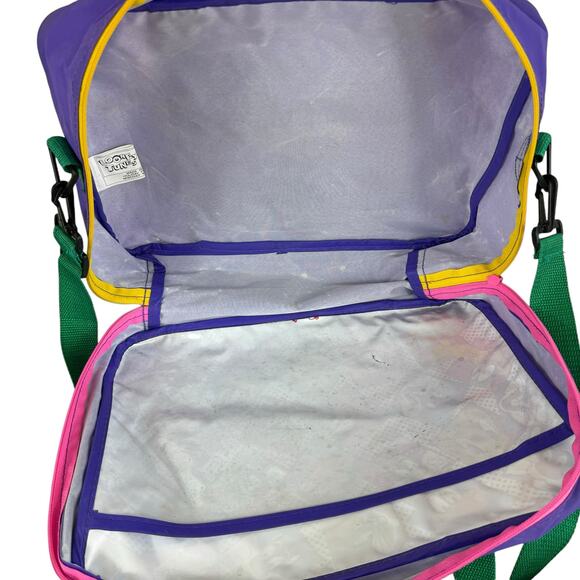 Vintage 1990s Looney Tunes Warner Bros. Rectangular Satchel Shoulder Bag Handled - Picture 7 of 12